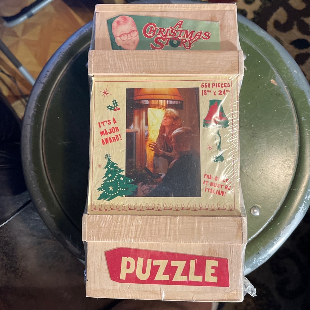 A CHRISTMAS STORY 2007 LEG LAMP 550 PC PUZZLE 18” x  24” FRA-GI-LE🌲RALPHIE🌲🔥
